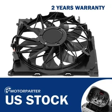 Radiator Cooling Fan Assembly For 2004-2011 BMW X3 E83 2.5L 3.0L xDrive