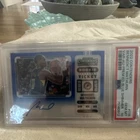 Panini Contenders 2022-23 Bennedict Mathurin Rookie Auto Blue Shimmer /21 PSA 10