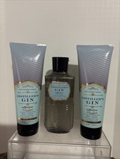 3 Bath And Body Works Distiller's Gin Mens Collection Body Wash Body Cream