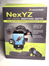 Celestron NexYZ 3-Axis Phone Adapter For Binoculars Microscopes  Scopes Sealed