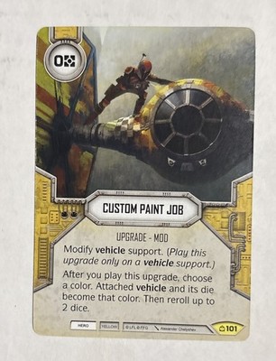 Star Wars Destiny Covert Missions #101 Custom Paint Job