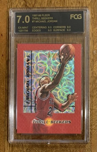 Jordan 1997 Fleer Jordan #7