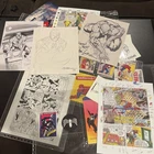 Amazing Spider-Man Reproduction Ephemera Lot Posters Color Guides Cards Etc