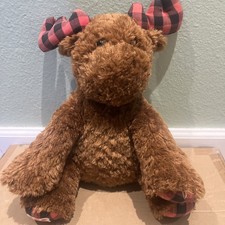 BAB Build A Bear the Christmas Moose Winter Wishes Stuffed Animal Plush 12inches
