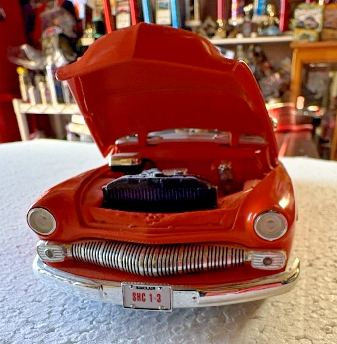 First Gear 1/25 '49 Mercury Custom Coupe Edición Sinclair Diecast Car Naranja Foto 3 de 4