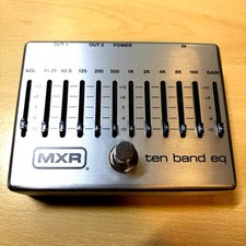 MXR M108S 10 Band EQ Graphic Equalizer Pedal Silver