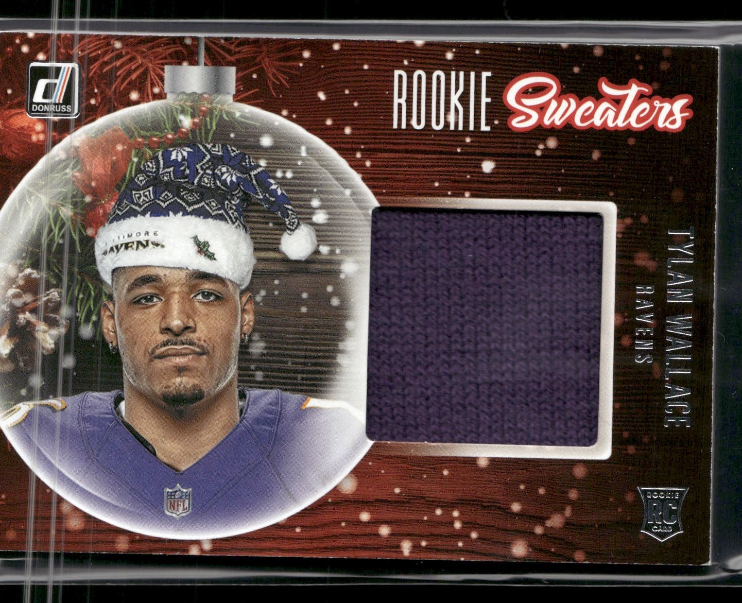 2021 Panini Donruss - Rookie Holiday Sweaters Tylan Wallace #RS-TWA (MEM, RC)