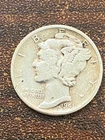 1941 S MERCURY SILVER DIME A VERY FINE COIN . PLUS A SURPRISE
