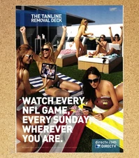 Directv TV NFL Football Bikini Super Model - Magazine Print Ads Poster 2011