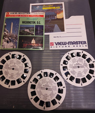 VIEW MASTER REELS-A 800"BEAUTIFUL WASHINGTON D.C, U.S. TRAVEL" -OKAY SHAPE -GAF