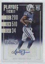 2016 Panini Contenders Playoff Ticket 27/99 Josh Ferguson #137 Auto 2r8