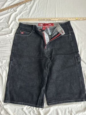 VTG Ecko UNLTD Jeans Short 40 Baggy Wide Leg Grail Jnco Style billie eilish