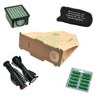 6 Staubsaugerbeutel 2 Filter BüRsten Duft Geeignet Vorwerk Kobold Vk 130 131 Sc