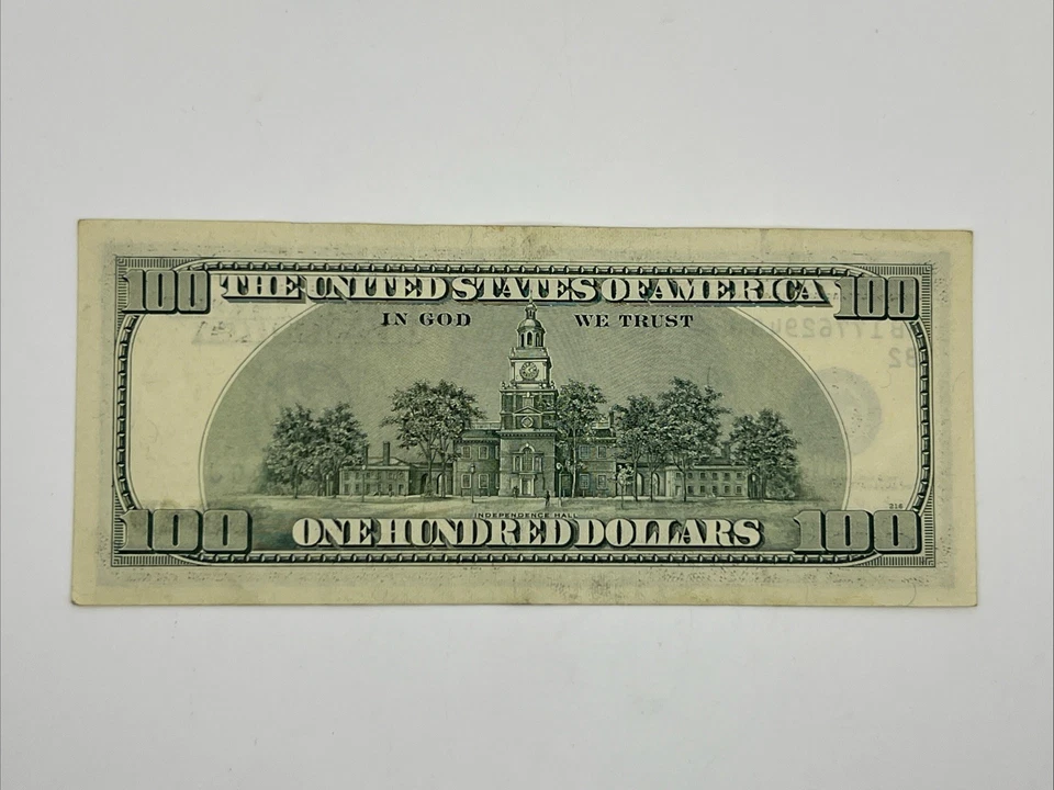 Series 2006 ~ US One Hundred Dollar Bill $100 ~ New York ~ HB 17762940 J - Image 2 of 2