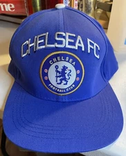 Chelsea Fc Snapback Adjustable Cap Hat soccer - blue - white - new season