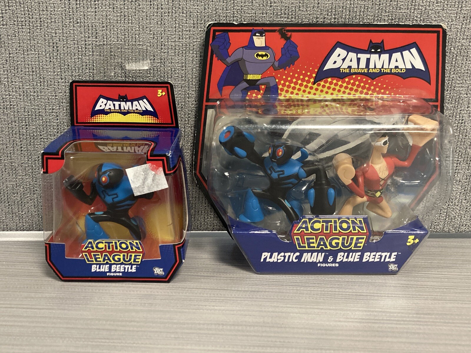 Batman The Brave & The Bold Action League Blue Beetle Plastic Man & Blue Beetle