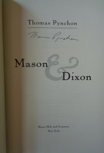 Thomas Pynchon: Mason und Dixon - signierte Erstausgabe, 1997 - Bild 2 von 4