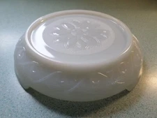 Anchor Hocking Sandwich Milk Glass Punch Bowl  Base/Stand