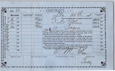 1898 Sugar Commodity Contract F.D. Pollard E.M. Blake - Virginia V.M.I. ALUMNI ?