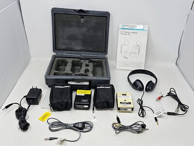 COMTEK AT72 w/ M-72 Transmitter PR-72b Receiver CM-183 Mic NTC-102 Transductor