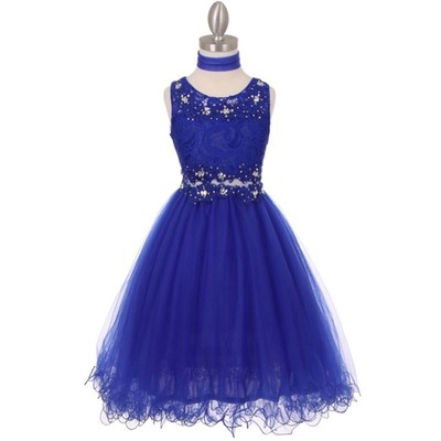royal blue flower girl dresses ebay
