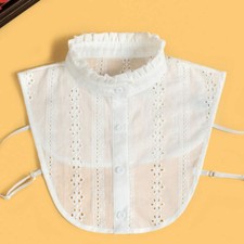 Neu Damen Bestickt Spitze Krageneinsatz Blusenkragen Gefälschte Ärmel Abnehmbar