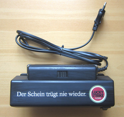 LUCKY STRIKE Geldscheintester Schwarzlicht Prüfgerät MD-188GS Roger Electronic