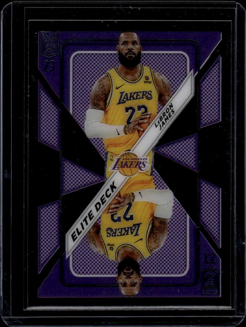 2023-24 Donruss Elite Deck #3 LeBron James Los Angeles Lakers Basketball Card SP