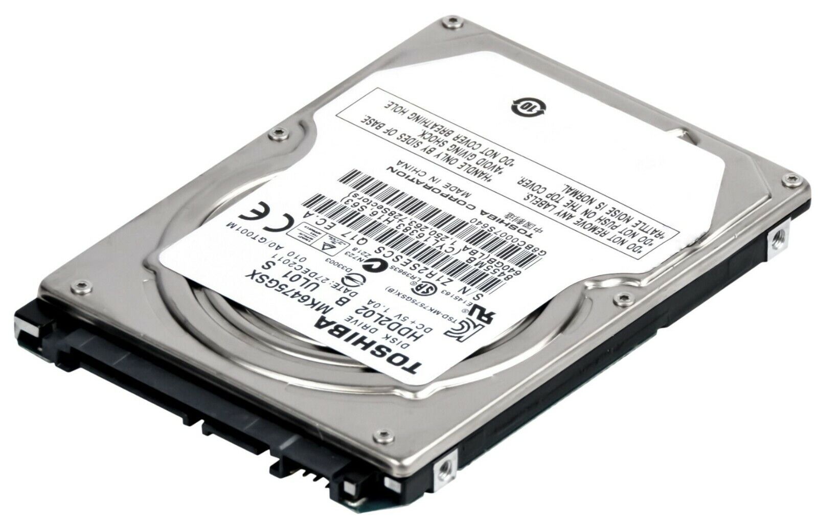 Toshiba+640GB+Internal+5400RPM+2.5%22+%28MK6475GSX%29+HDD for sale