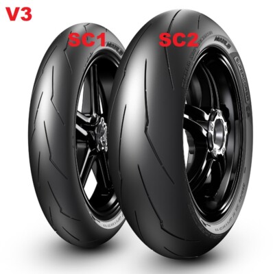 Race Tyres PIRELLI Diablo Supercorsa V3 120/70ZR17 SC1 & 180