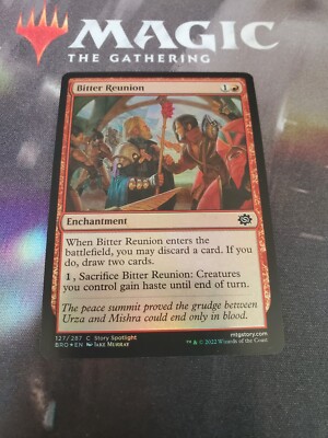 Mtg. Bitter Reunion. Foil. The Brothers' War. Pack Fresh | eBay