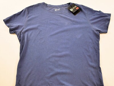 women's Gear for Sports top size XL blue short sleeve cotton solidcrew neck