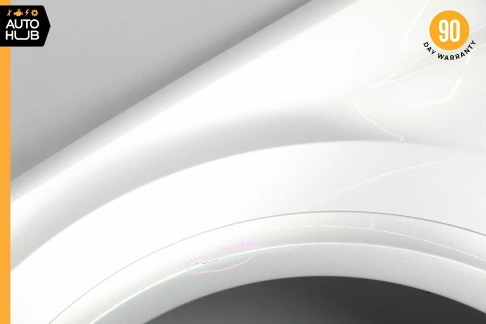 07-11 Guardabarros izquierdo del lado del conductor Mercedes W164 ML63 AMG con destello plateado OEM Foto 4 de 4