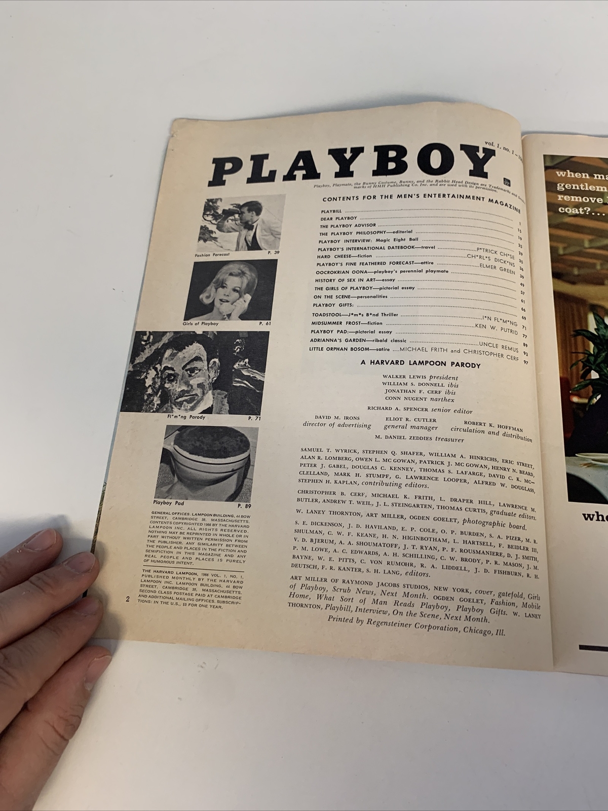 Playboy Magazine Harvard Lampoon Playboy Special Parody Issue 1966 | eBay