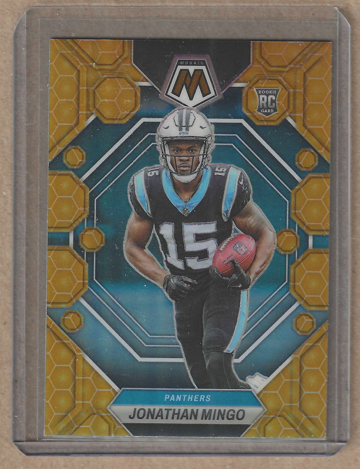 2023 Panini Mosaic JONATHAN MINGO RC Honeycomb SSP #336 PANTHERS