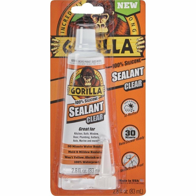 Gorilla 805/806/809 Silicone Sealant 2.8 oz. tube (Clear) eBay