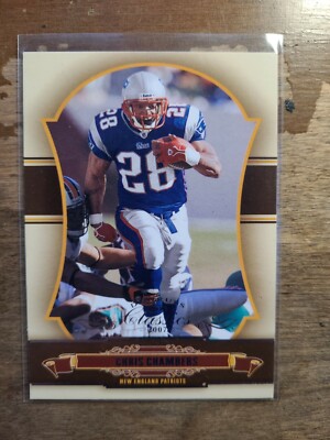 COREY DILLON 2007 DONRUSS CLASSICS #59 ERROR CHRIS CHAMBERS NAME NE PATRIOTS