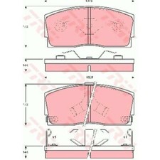 Plaquette de frein Daihatsu APPLAUSE