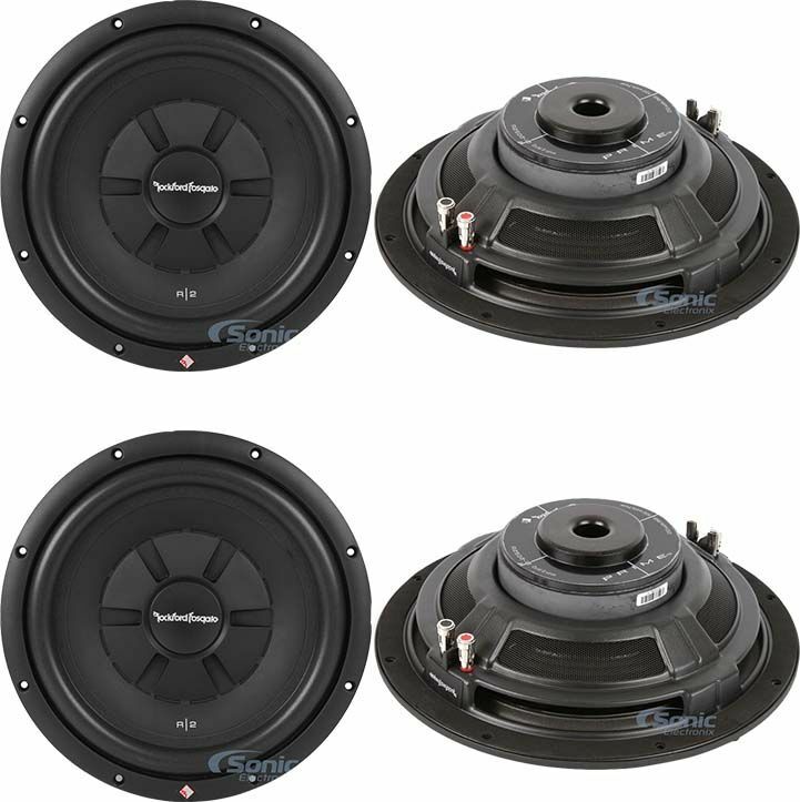 2 Комплект автомобильных сабвуферов Rockford Fosgate R2SD2-12 12 R2 мощностью 1000 Вт с низким уровнем шума DVC 55790₽