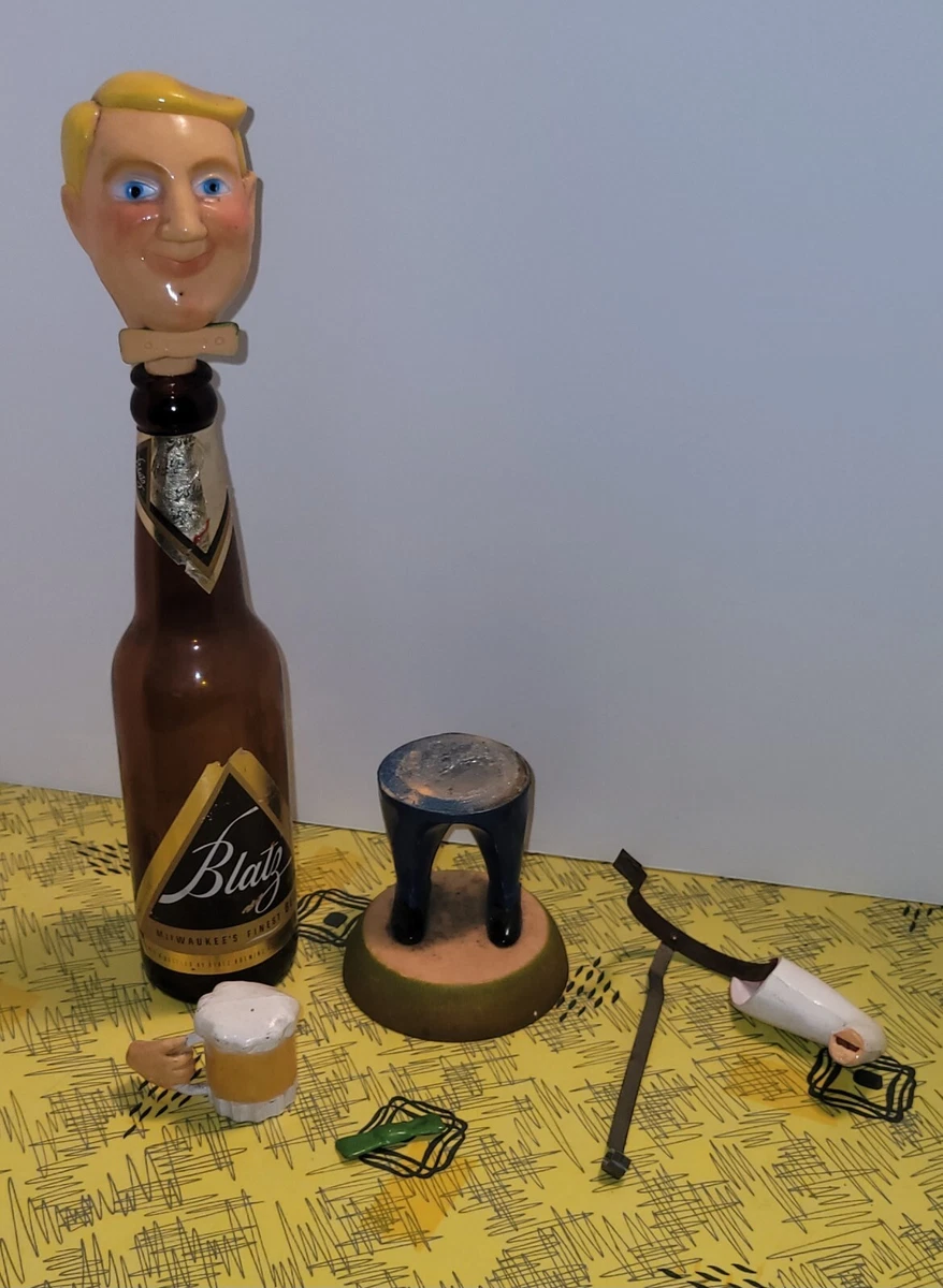 珍品USA1950年代BLATZブラッツビール企業キャラクター◆存在感カンキャラ 珍品USA1950年代BLATZブラッツビール企業キャラクター◇存在感カンキャラ