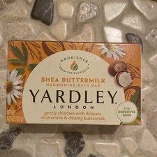 Yardley of London Soap Shea Buttermilk 4.25oz Bath Bar Chamomile