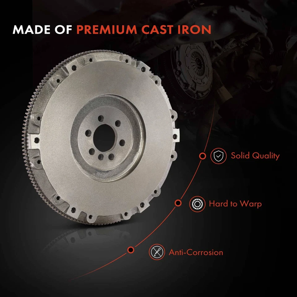 Clutch Flywheel for Chevrolet Camaro 1986-1992 Pontiac Firebird Manual 153 Teeth - Image 4 of 4