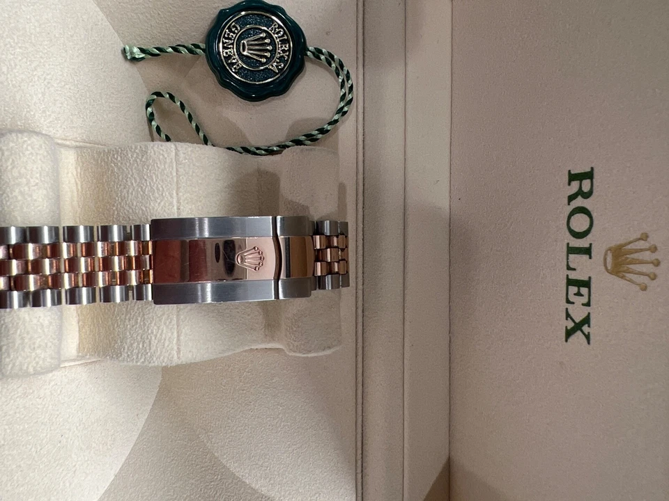 PULSERA JUBILEO ROLEX DATEJUST 41MM ORO ROSA ESFERA POLVO  Foto 3 de 4