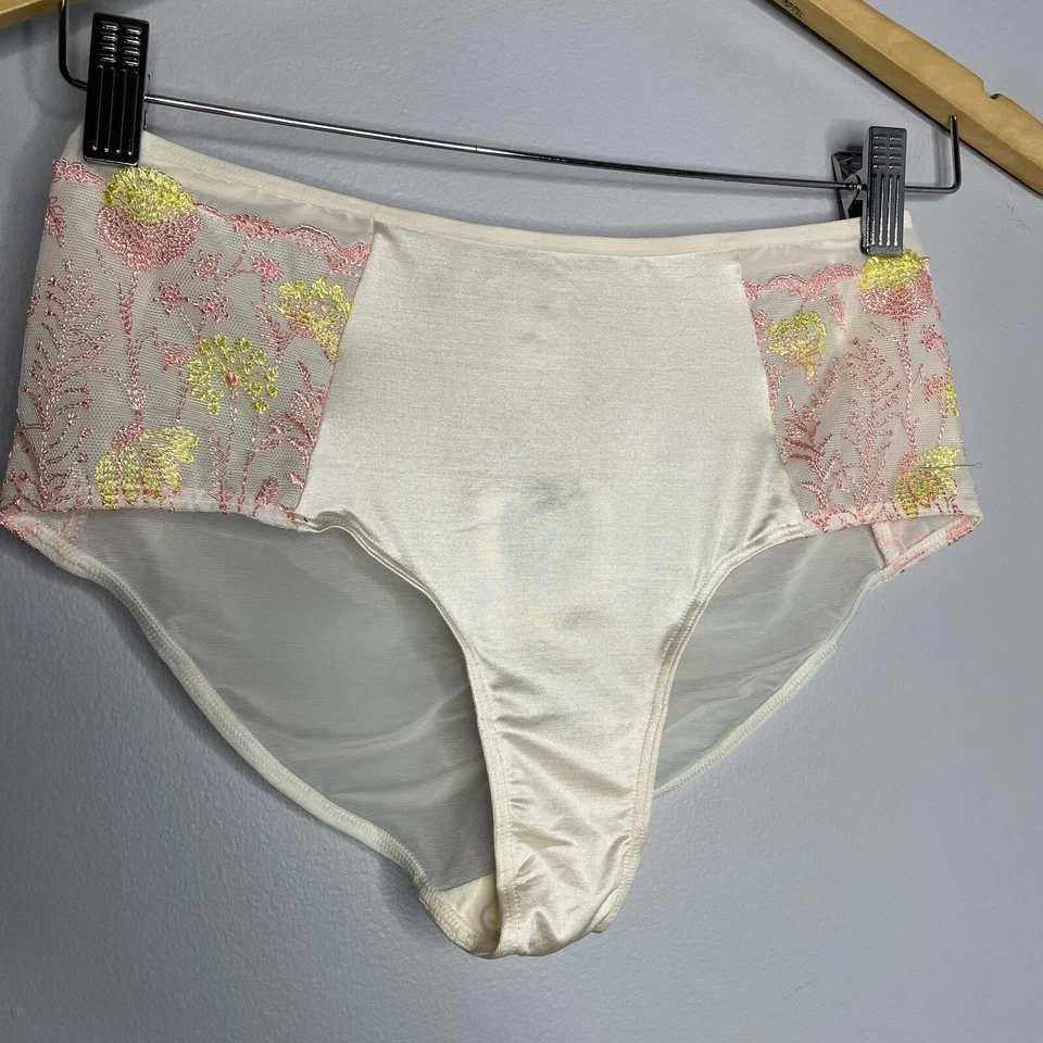 CALIDA Mujer Bordado Tul Cintura Alta Calzoncillo Panty Mujer XS Nuevo  Foto 3 de 4