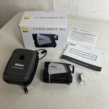 Nikon COOLSHOT 50i Golf Laser Rangefinder, Open Box New Battery
