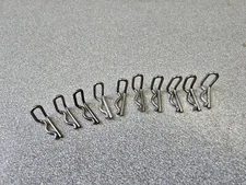 LOT OF 10 ORIGINAL PORSCHE 356C 911 912 914 FRONT BRAKE PIN RETAINER CLIPS ATE