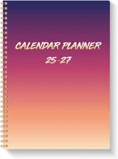 Monthly Planner 2025-2027, 2025 Calendar 36 Months, January 2025 - December 2027