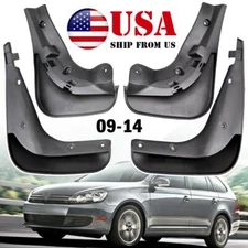 FRONT & REAR SPLASH GUARDS MUD FLAPS FOR VW Golf Wagon Jetta Sportwagen VI 09~14