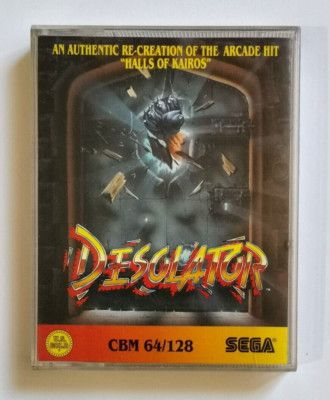 Commodore 64 Desolator Spiel von SEGA / US Gold - getestet funktioniert