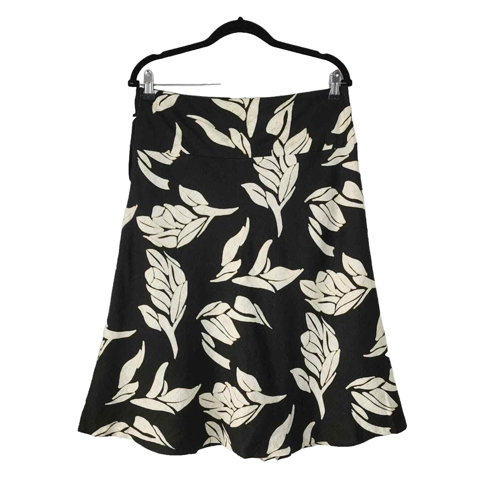 H&M Lino Floral A-line Faldas para mujer